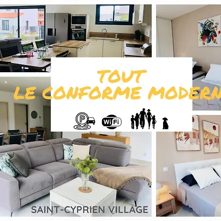 Moderne St Cyprien Village Villa *